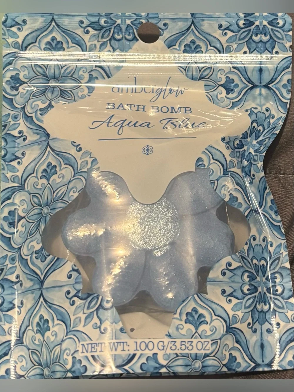 Aqua Blue Bath Bomb - Blue